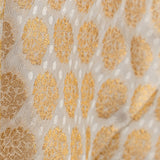 Motif Silk Brocade - Cream/Gold
