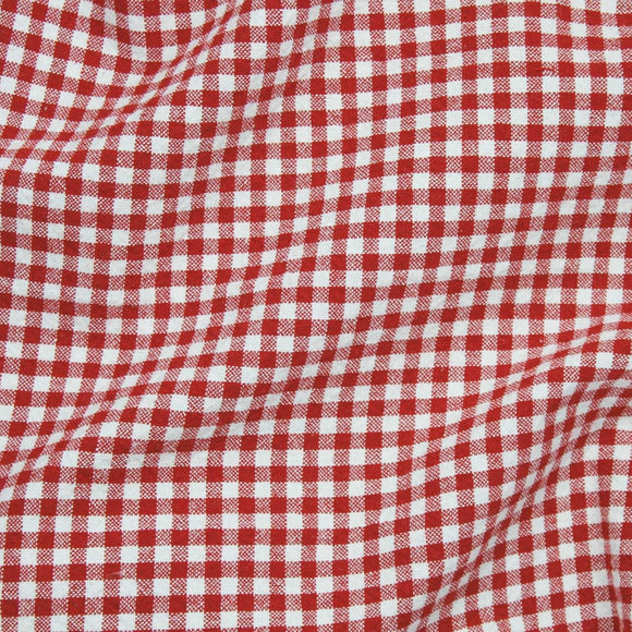 Organic Gingham: Red