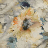 Digital Print Cotton Voile: Yellow/Multi