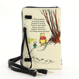 Winnie the Pooh Book Clutch Bag - Cream