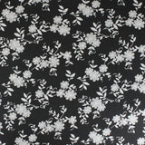 Air Flow Floral: Black