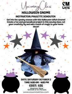 Halloween Witch Gnome