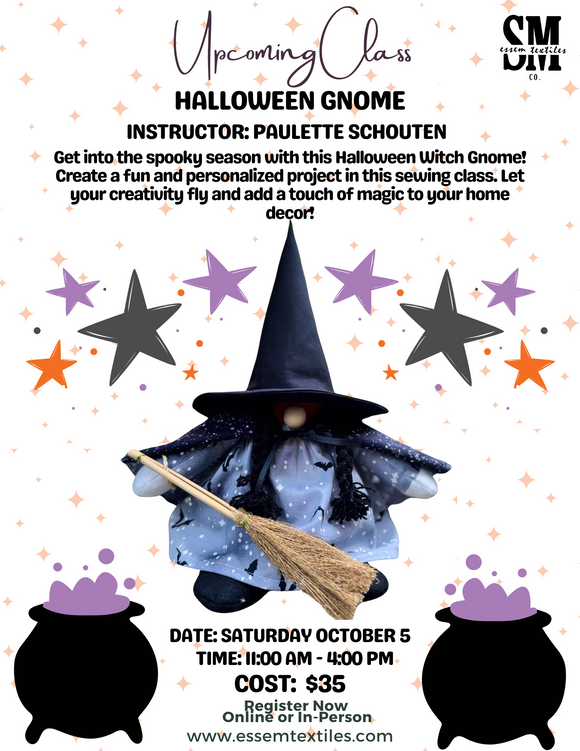 Halloween Witch Gnome