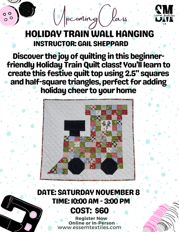 Holiday Train Wall Hanging