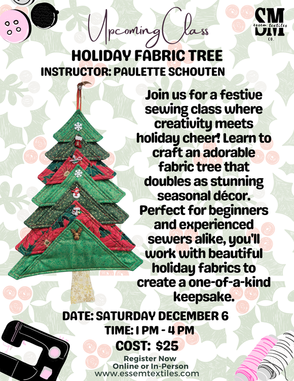 Holiday Fabric Tree