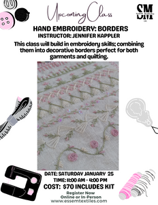 Hand Embroidery: Borders