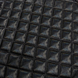 Box Quilted Poly: Black