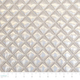 Box Quilted Poly: White