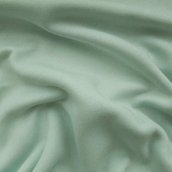 Organic Cotton Sweater Fleece: Mint Sorbet
