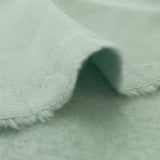Organic Cotton Sweater Fleece: Mint Sorbet