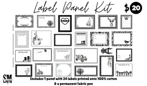 Panel Kit: Quilt Labels