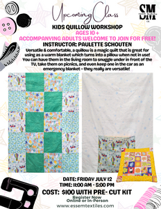 Summer Kids Workshop: Quillow