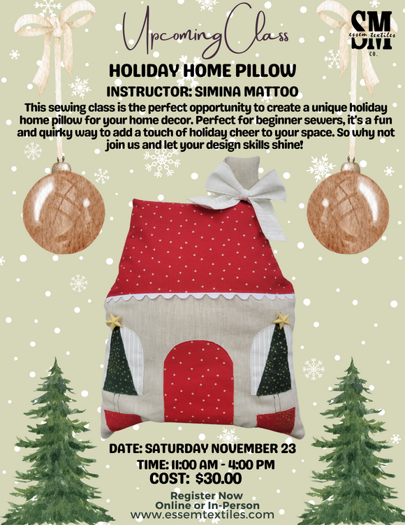 Holiday Home Pillow