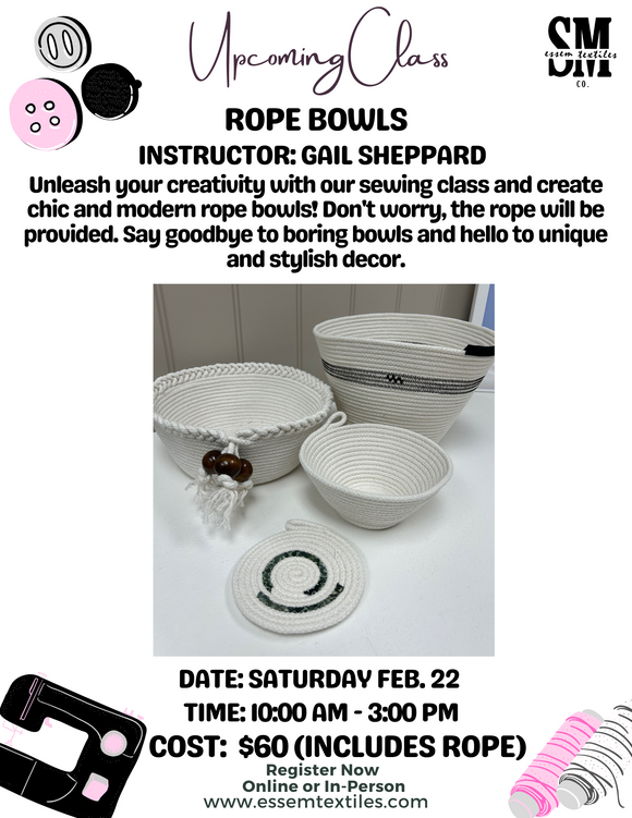 Rope Bowls with Gail Sheppard