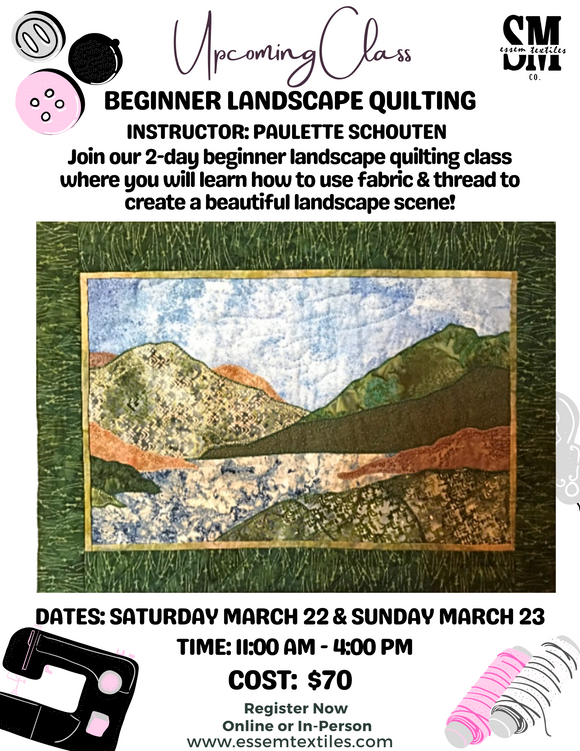 Beginner Landscape Quilting