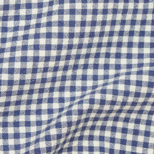 Organic Gingham: Denim