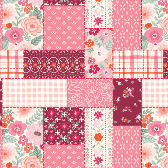 Blooming Hearts: Heartfelt Patchwork - Multi