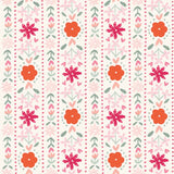 Blooming Hearts: Sweetheart Stripes-Cream