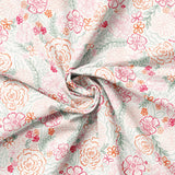 Blooming Hearts: Soft Sketch Blooms-Cream