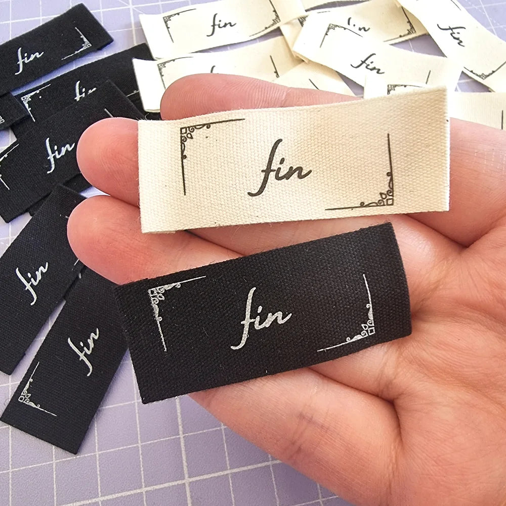 Sew Anonymous Labels: FIN Multipack - Natural & Black – Essem Textiles Co.