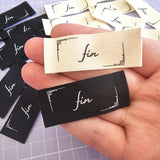 Sew Anonymous Labels: FIN Multipack - Natural & Black