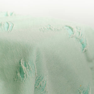 Distressed Knit Fabric - Mint