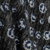 Topaz Cheetah Print - Dark Grey/White/Blue