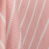 Ramona Rib Stripes - Pink & White