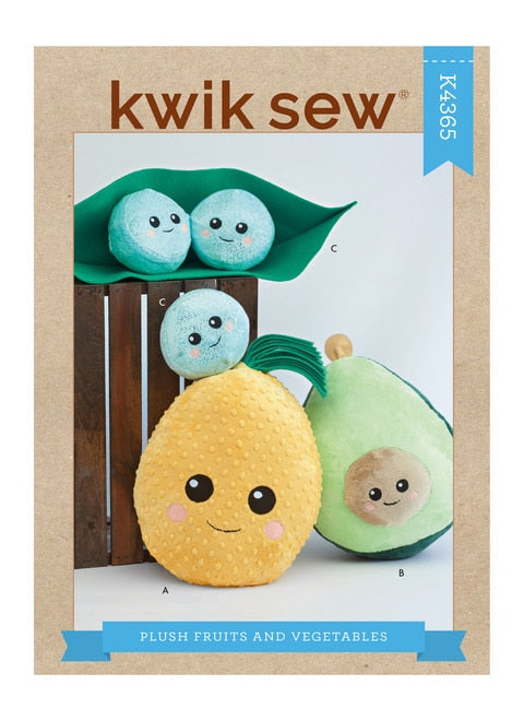 Kwik Sew K4365 - Plush Fruits & Vegetables