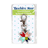 Beehive Star Enamel Charm