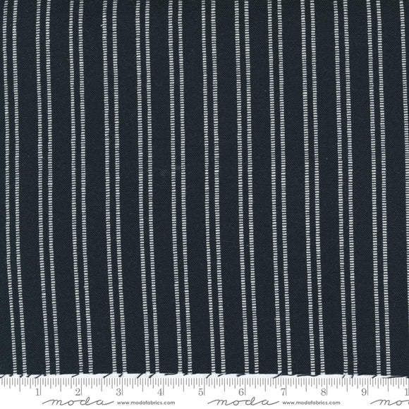 Lakeside Toweling - Black/White Stripe
