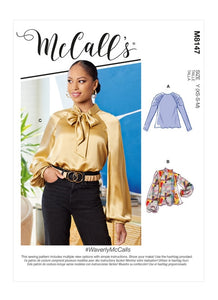McCall's M8147- Misses' Blouse #Waverly