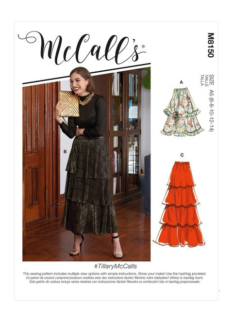 McCall's M8150 - Misses' Skirts #Tillary