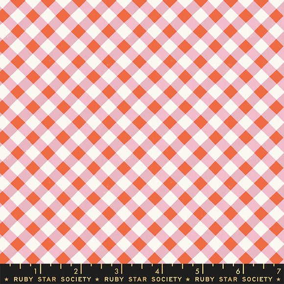 Gingham - Pink & Red
