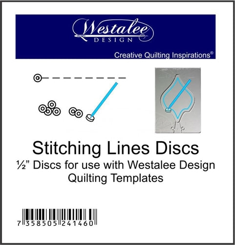 Stitching Line Discs Clear (8PK)