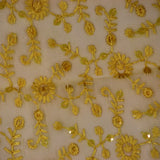 Shayna Net Lace - Yellow